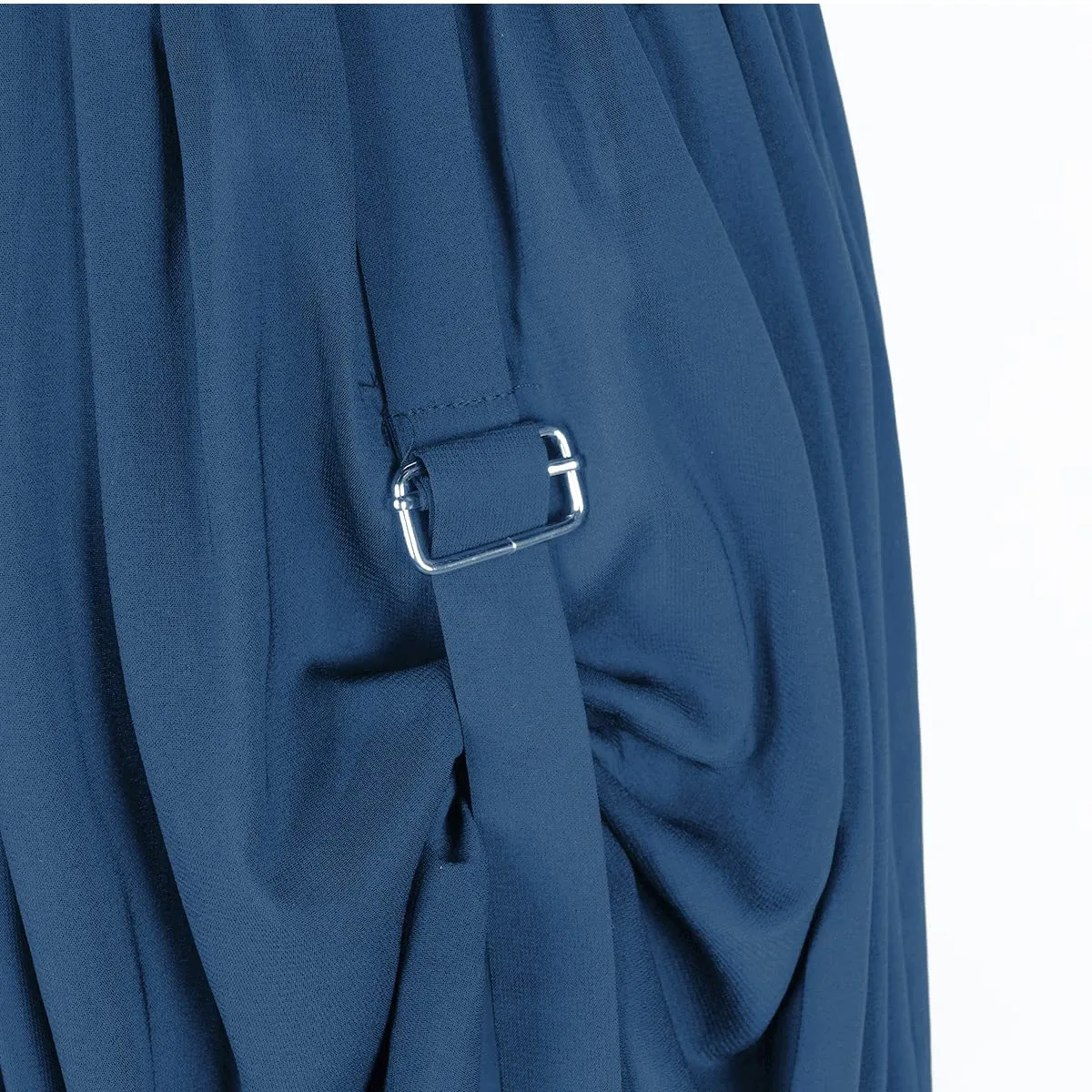 Mingyuezai Women's Renaissance Skirt Victorian Peasant Double-Layer Maxi Long Skirt(YMX2022019,2XL)