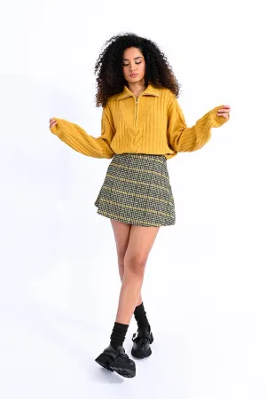 MINI PLAID SKIRT