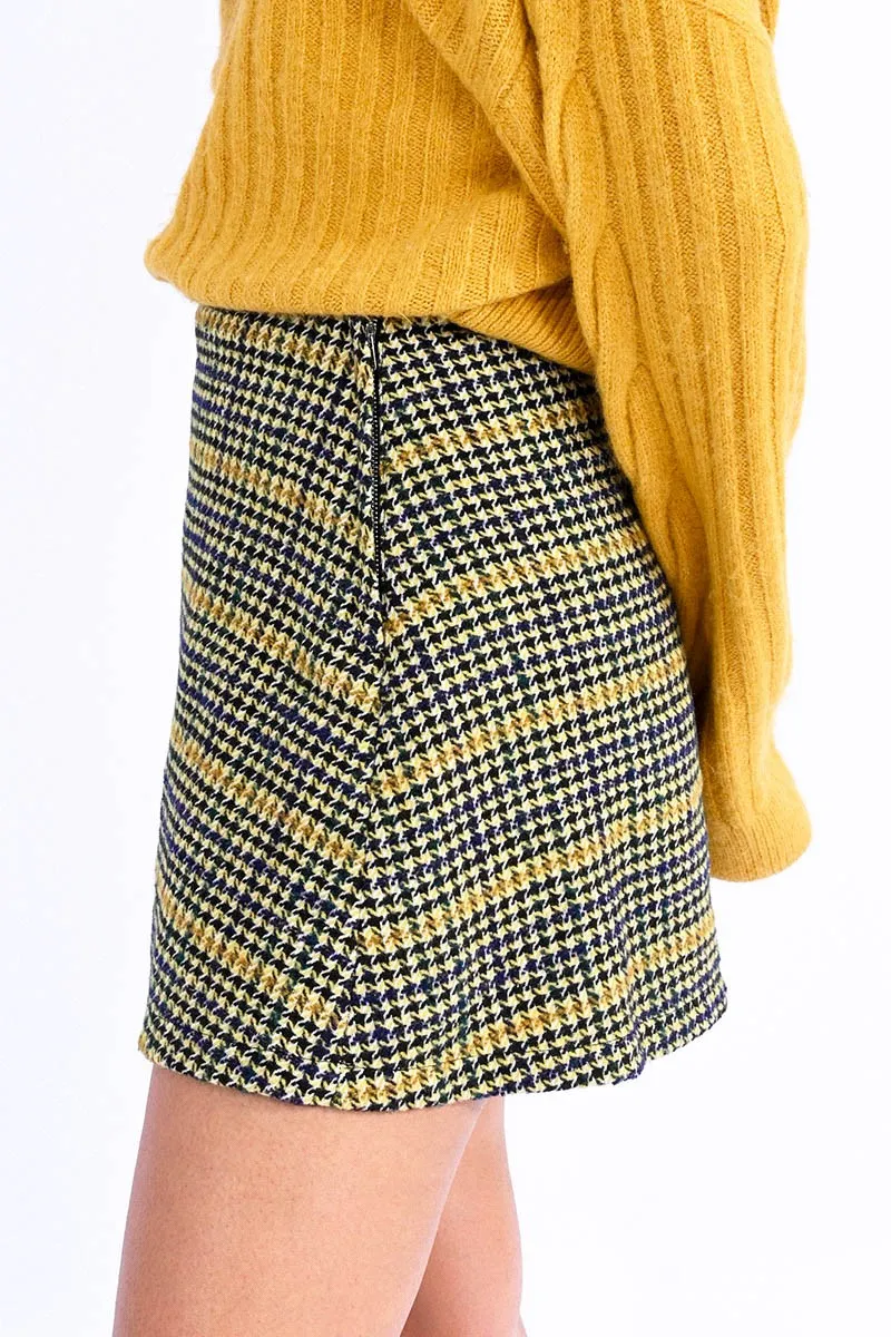 MINI PLAID SKIRT