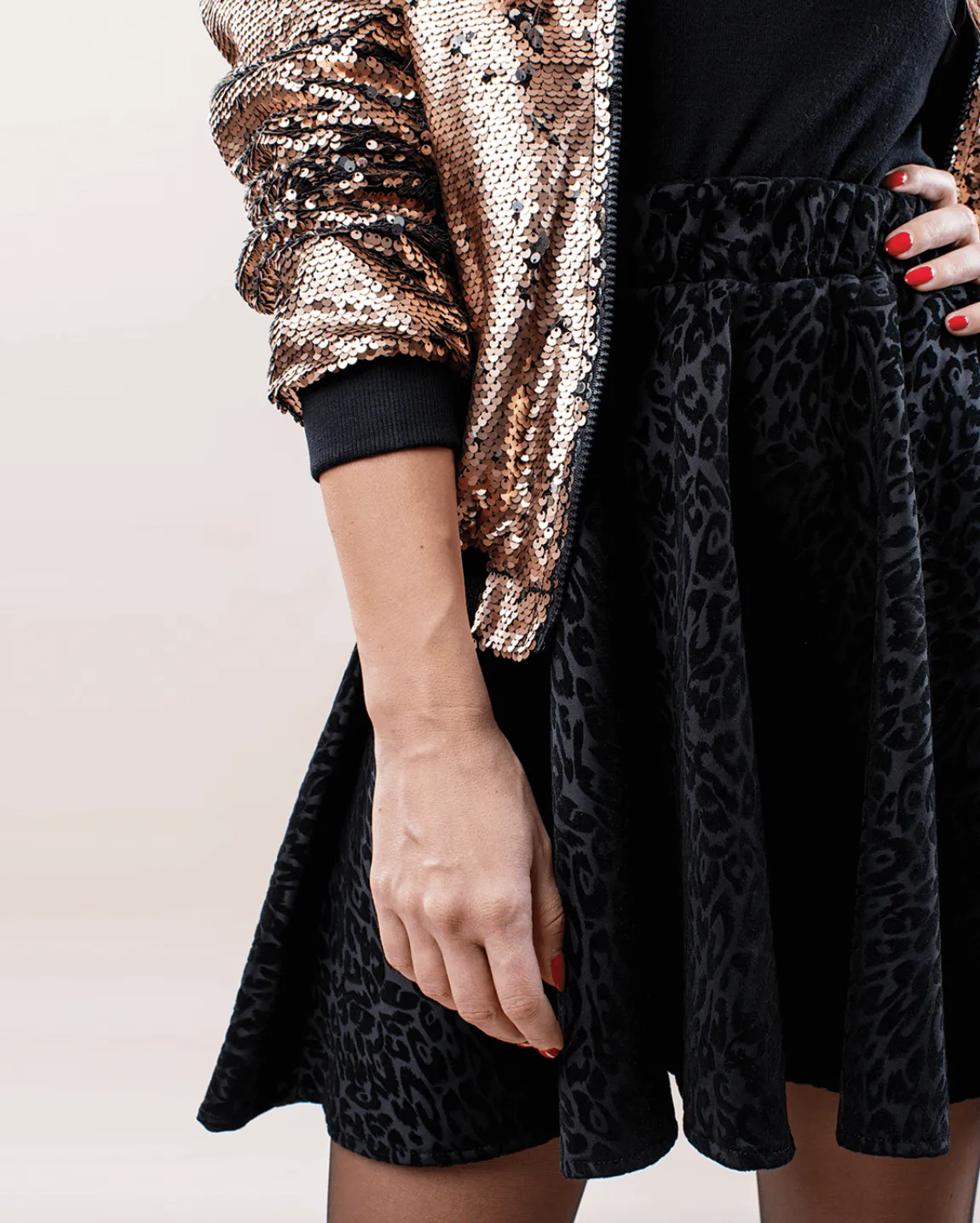 Mini Velvet Skirts