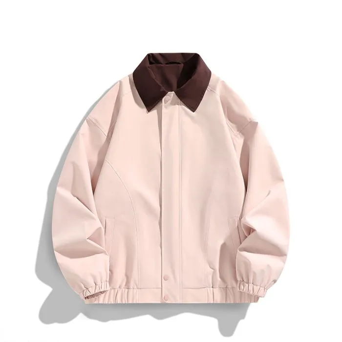 Modern Relaxed-fit Rain Jacket for Men with Windproof Features