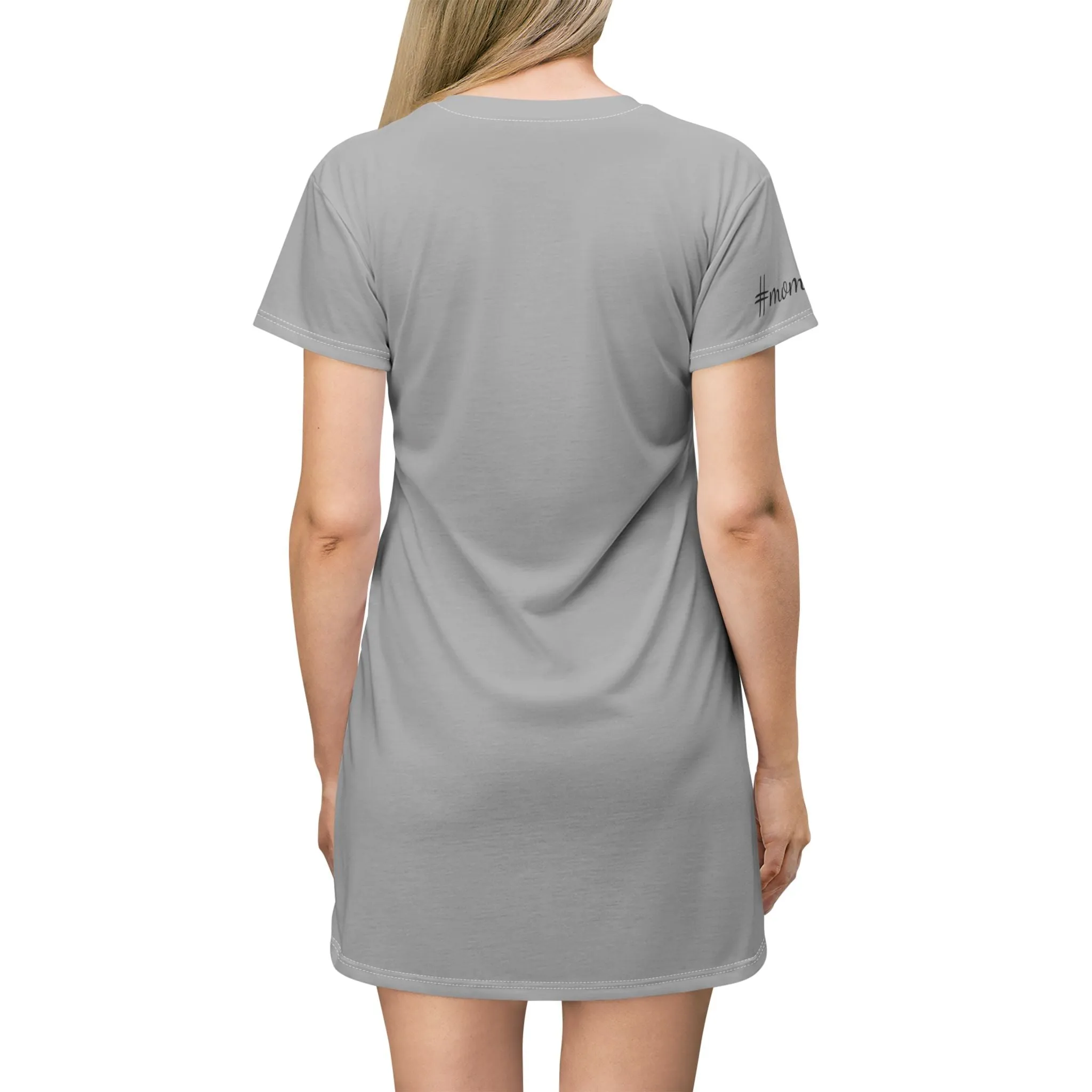 Mom Life T-Shirt Dress (AOP)