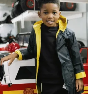 MTC Kids Unisex Nylon Reversible Rain Parka Jacket (Sizes 2 - 14)