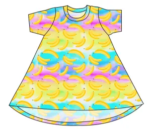Neon Bananas Basic T-Shirt Dress