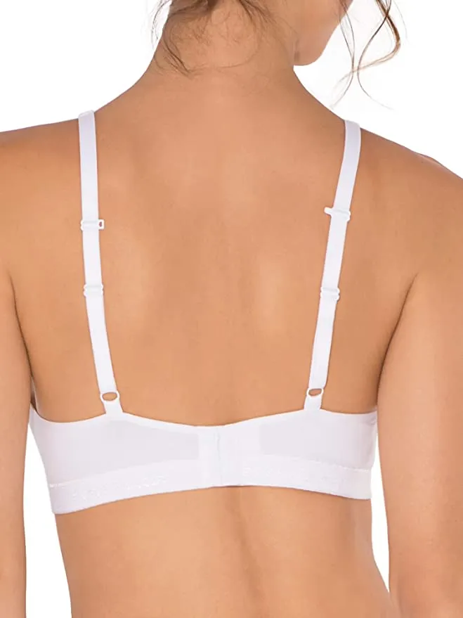 New Fruit of the Loom Womens Unlined Underwire Bra, White, Sz 34D! You'll get a soft cotton bra that is ideal for wearing under t-shirts, blouses and V-necks