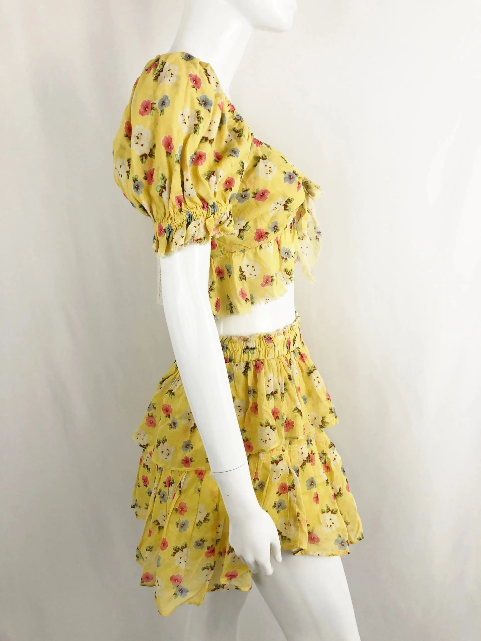 NEW Loveshackfancy Mini Skirt Size M (Top Sold Separately)