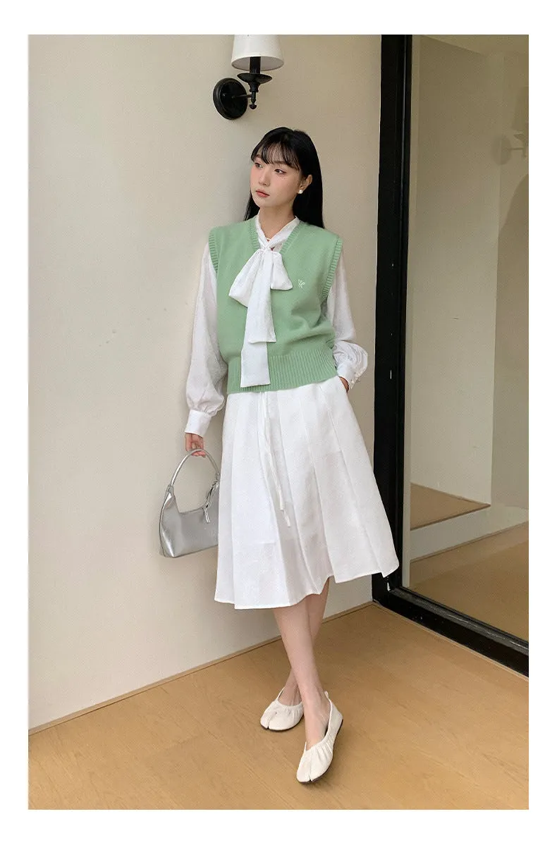 New Pleated skirt