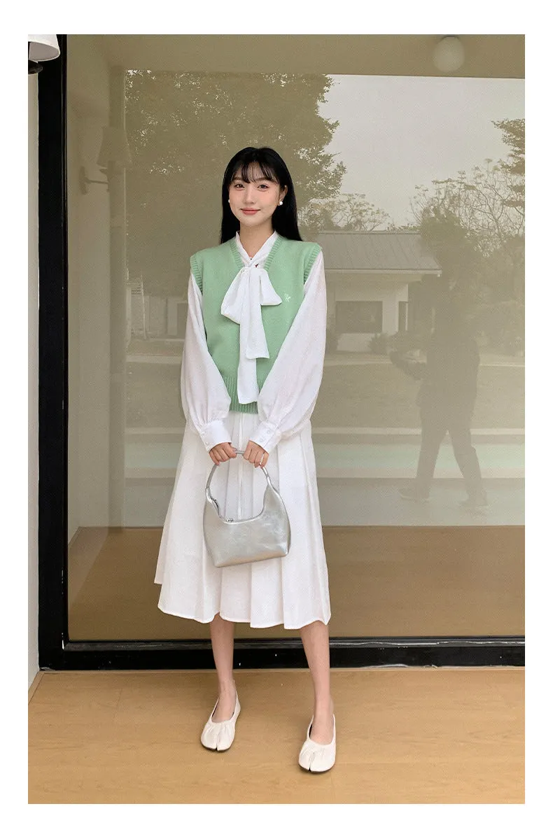 New Pleated skirt
