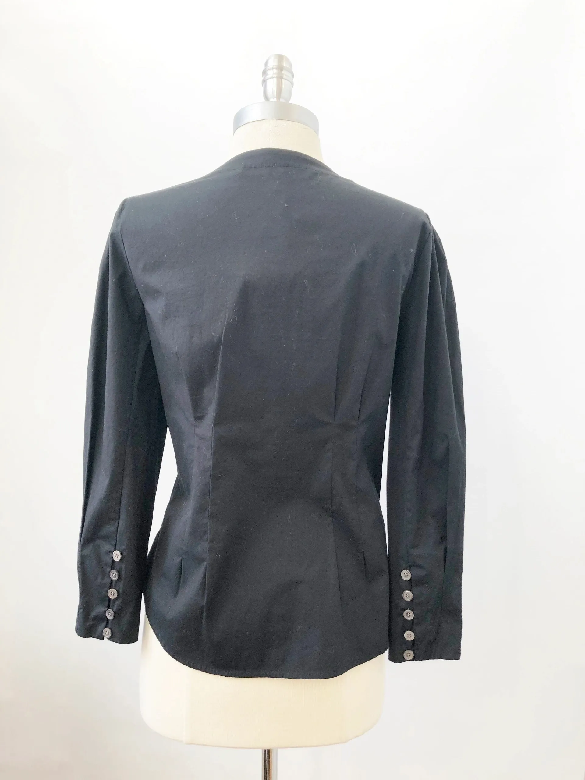 NEW Veronica Beard Black Blouse Size 4