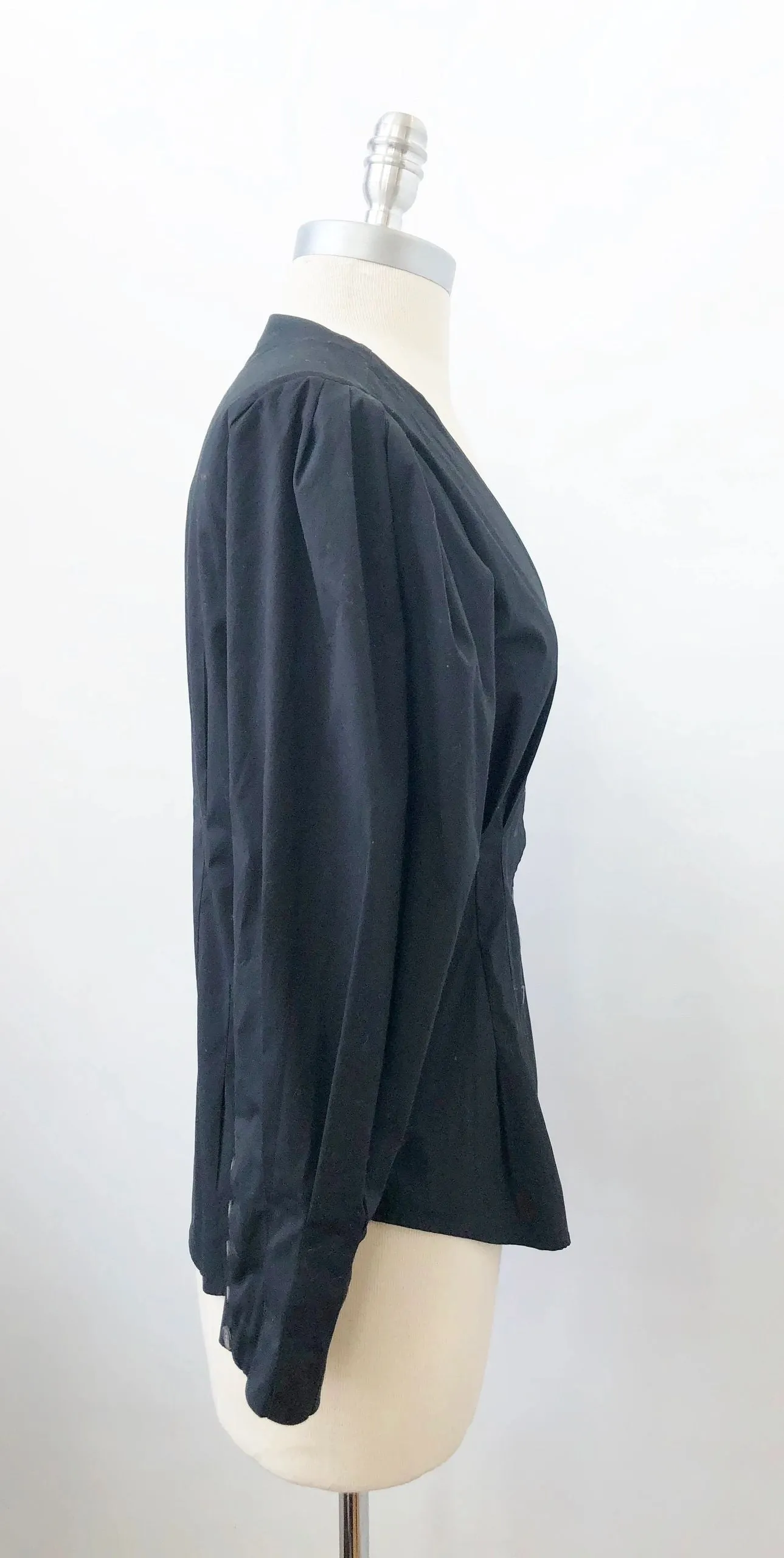 NEW Veronica Beard Black Blouse Size 4