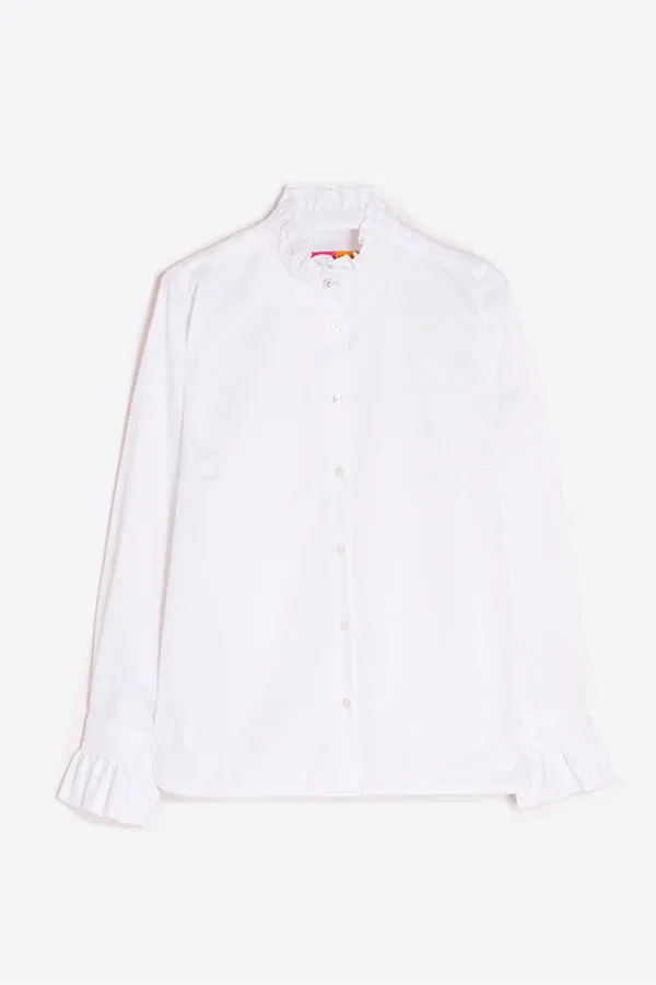 NICOLA WHITE POPLIN BLOUSE