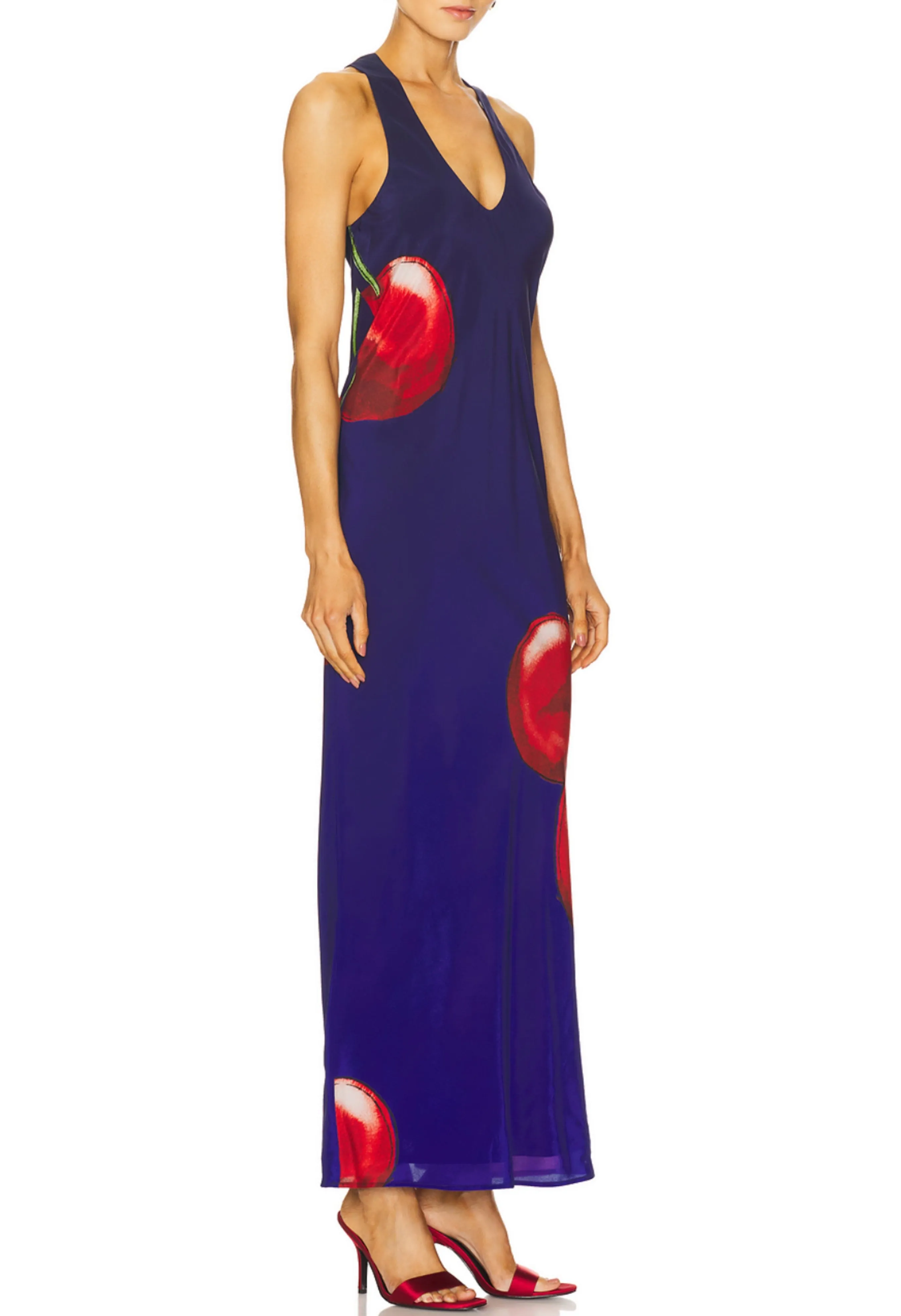 Night Cherry Maxi Dress