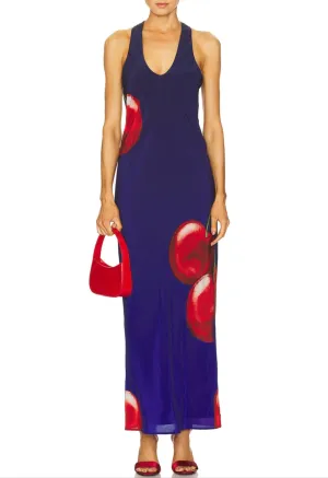 Night Cherry Maxi Dress