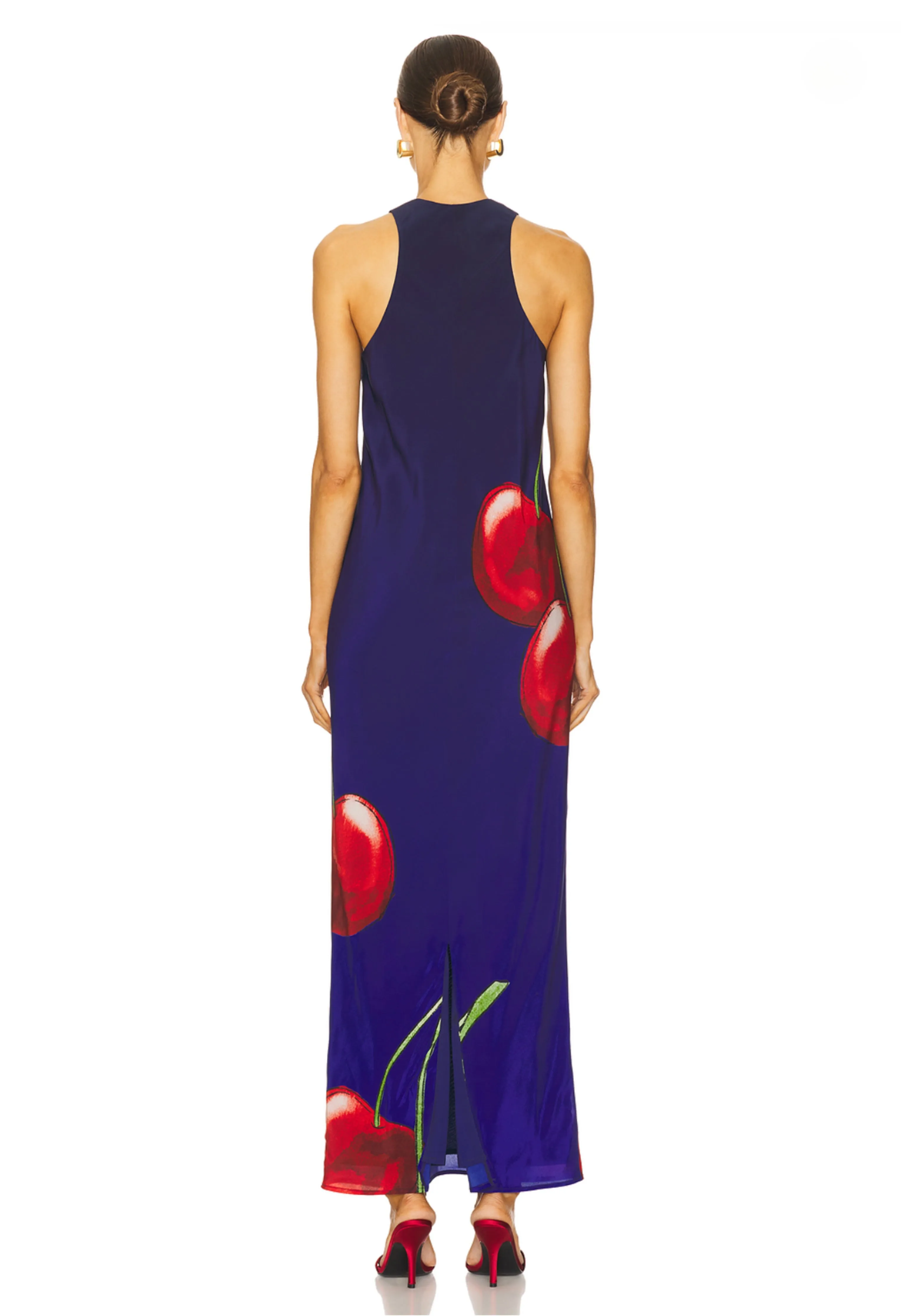 Night Cherry Maxi Dress