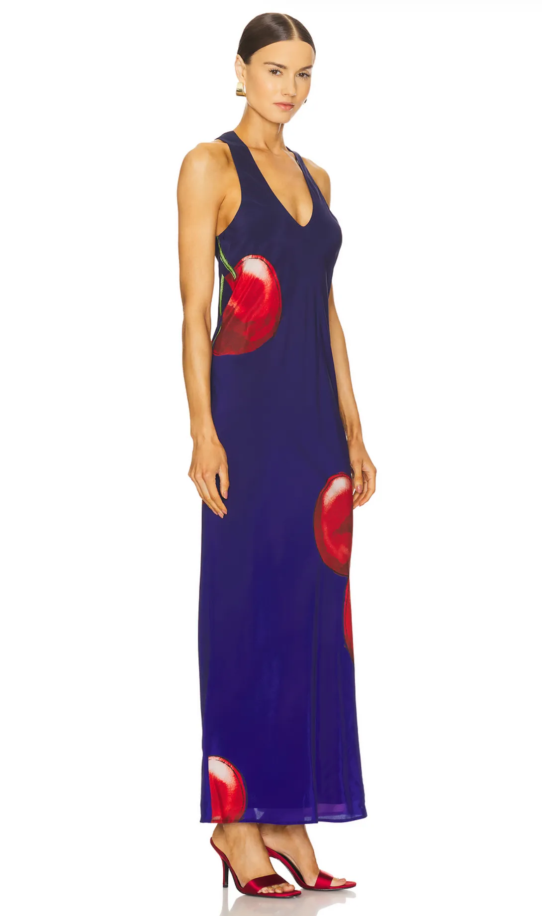 Night Cherry Maxi Dress