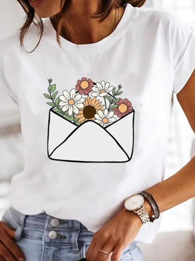 Nuria® | Super Stylish T-Shirt With An Extravagant Summer Motif