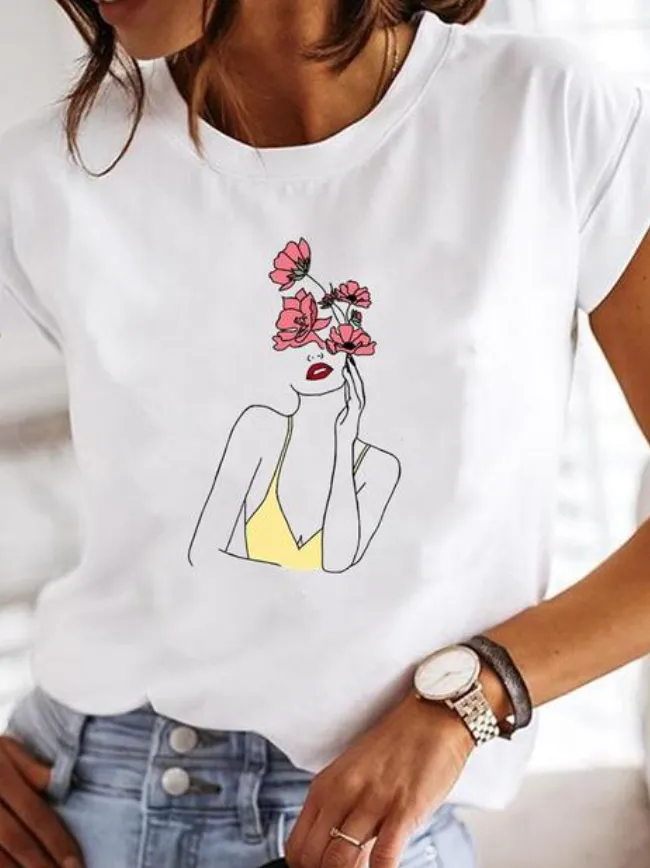 Nuria® | Super Stylish T-Shirt With An Extravagant Summer Motif