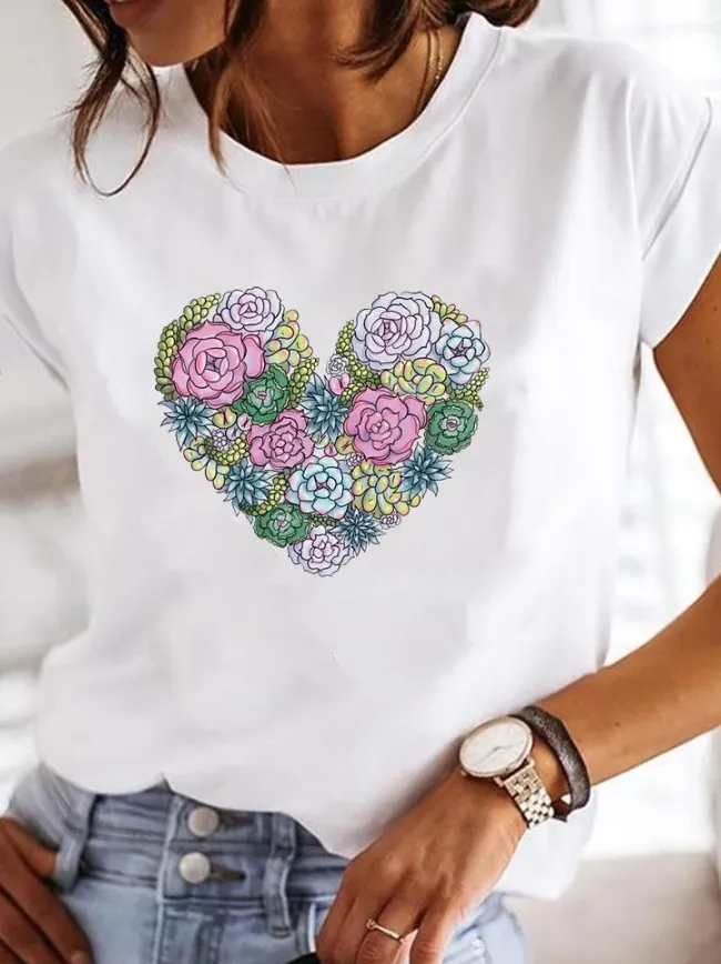 Nuria® | Super Stylish T-Shirt With An Extravagant Summer Motif