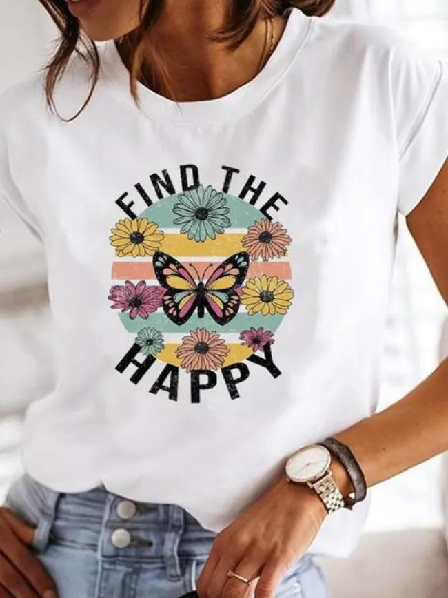 Nuria® | Super Stylish T-Shirt With An Extravagant Summer Motif
