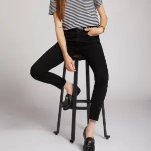 NWOT Current &amp; Elliott The Grommet Size 26 in Overdye Black Denim