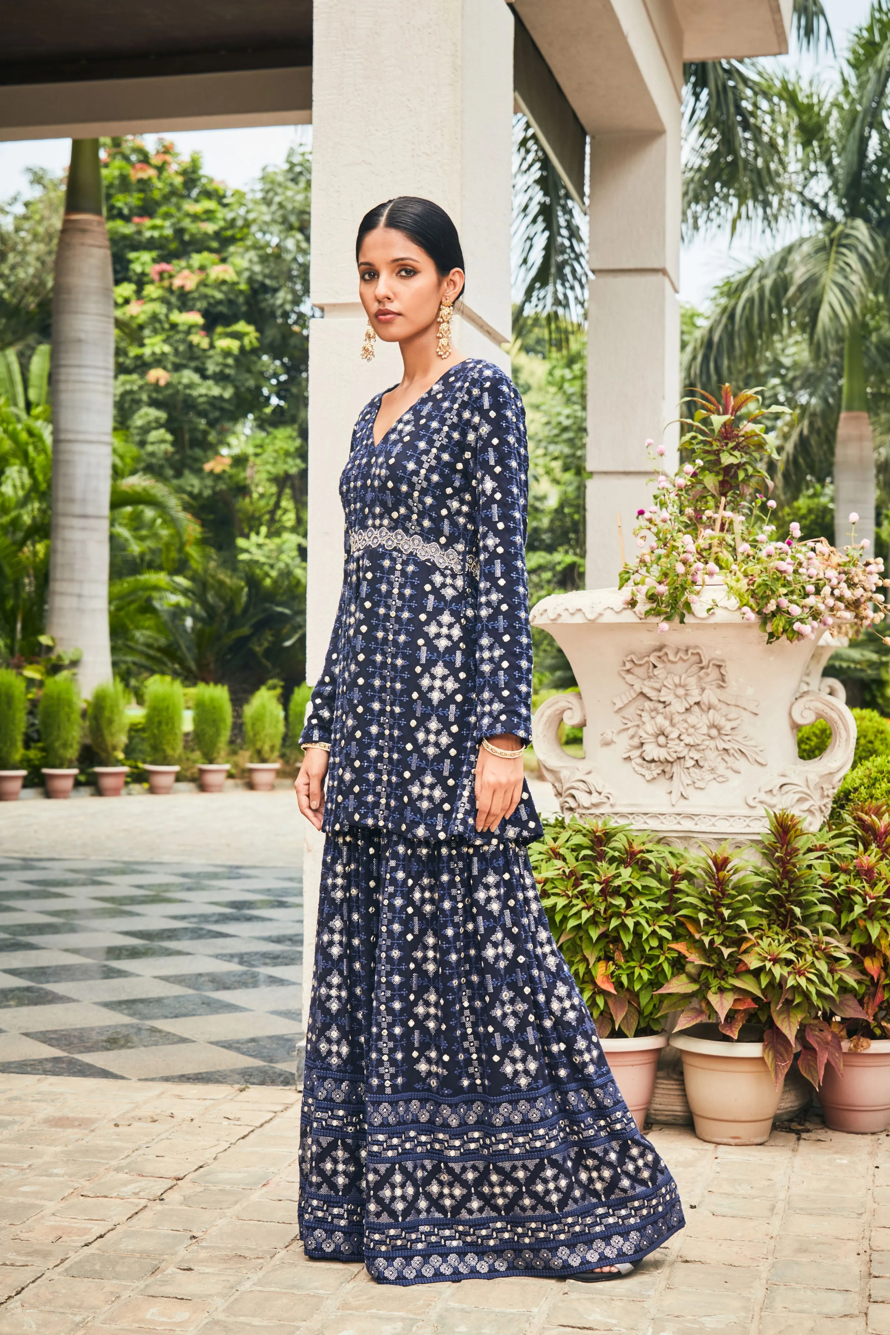 Nyra Tunic & Sharara Set