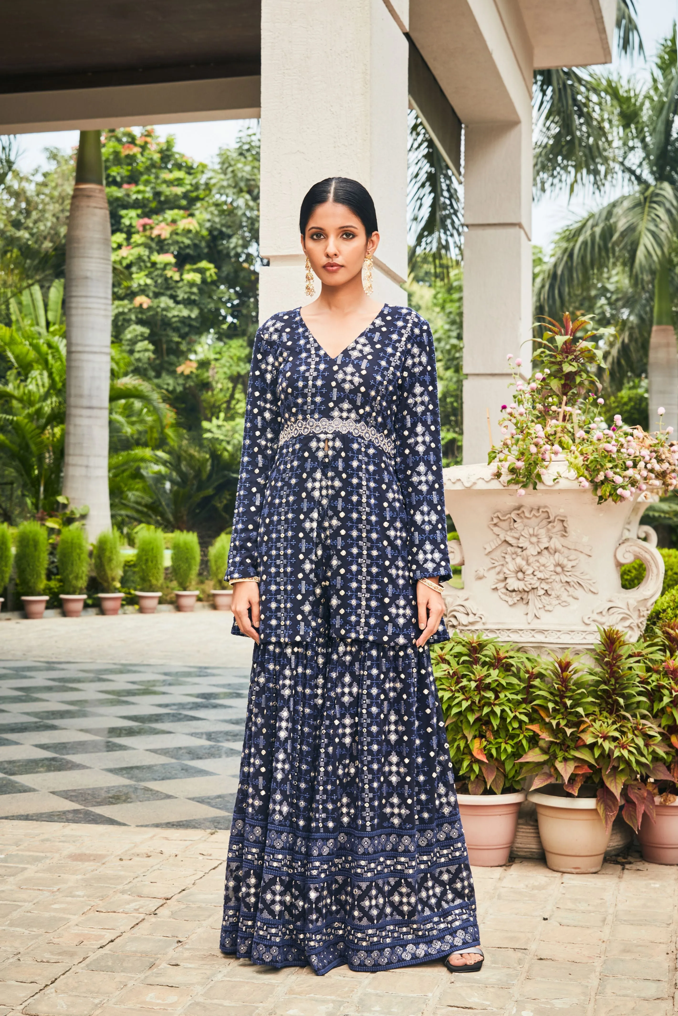 Nyra Tunic & Sharara Set