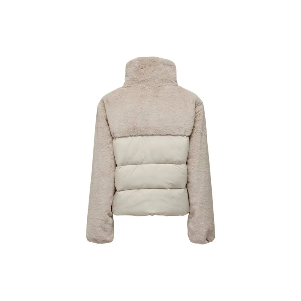 Only Beige Polyester Jackets & Coat