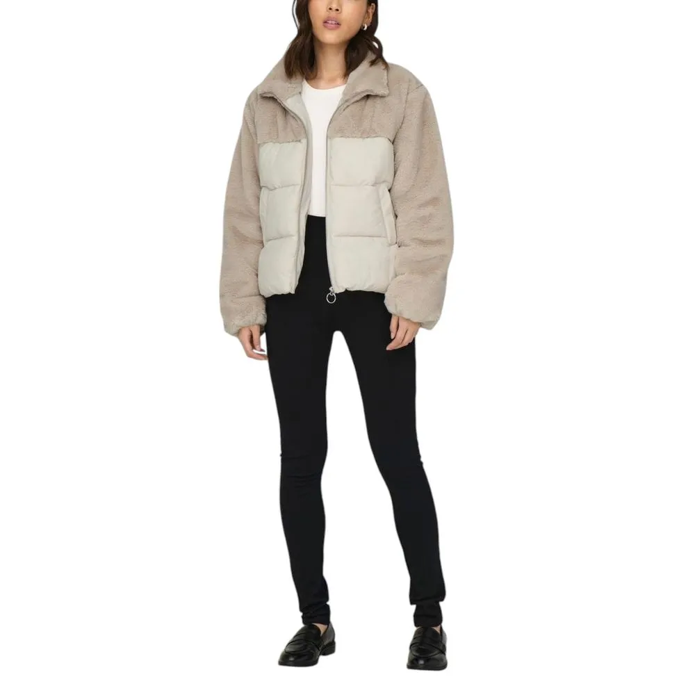 Only Beige Polyester Jackets & Coat
