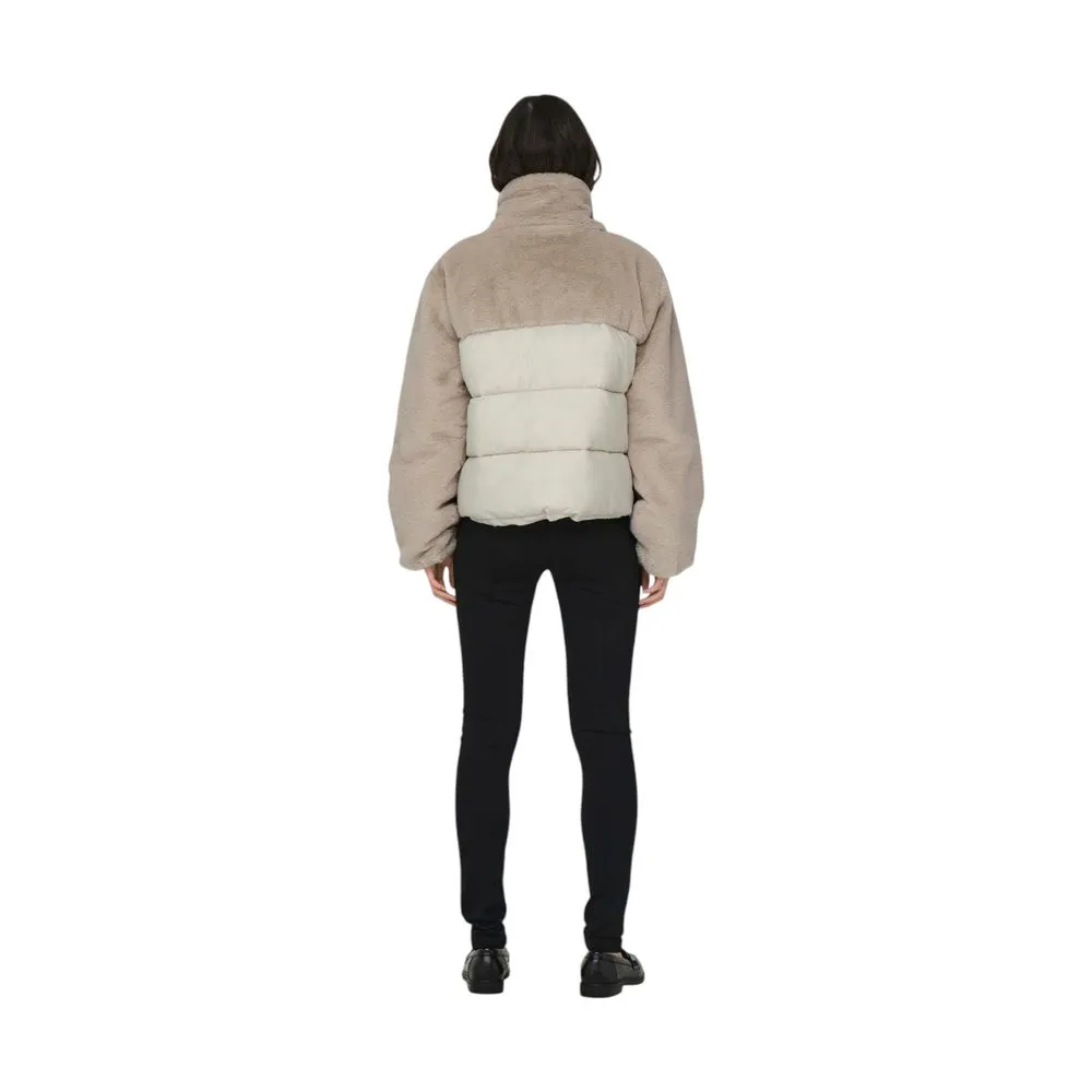 Only Beige Polyester Jackets & Coat
