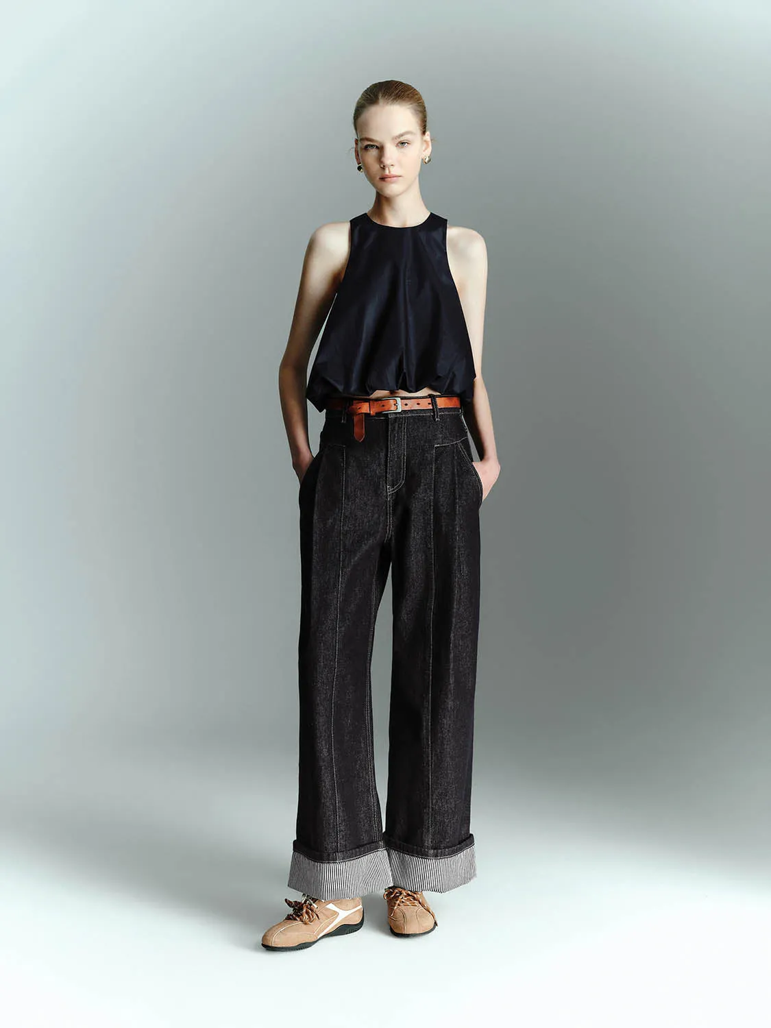 Overhead Sleeveless Blouses