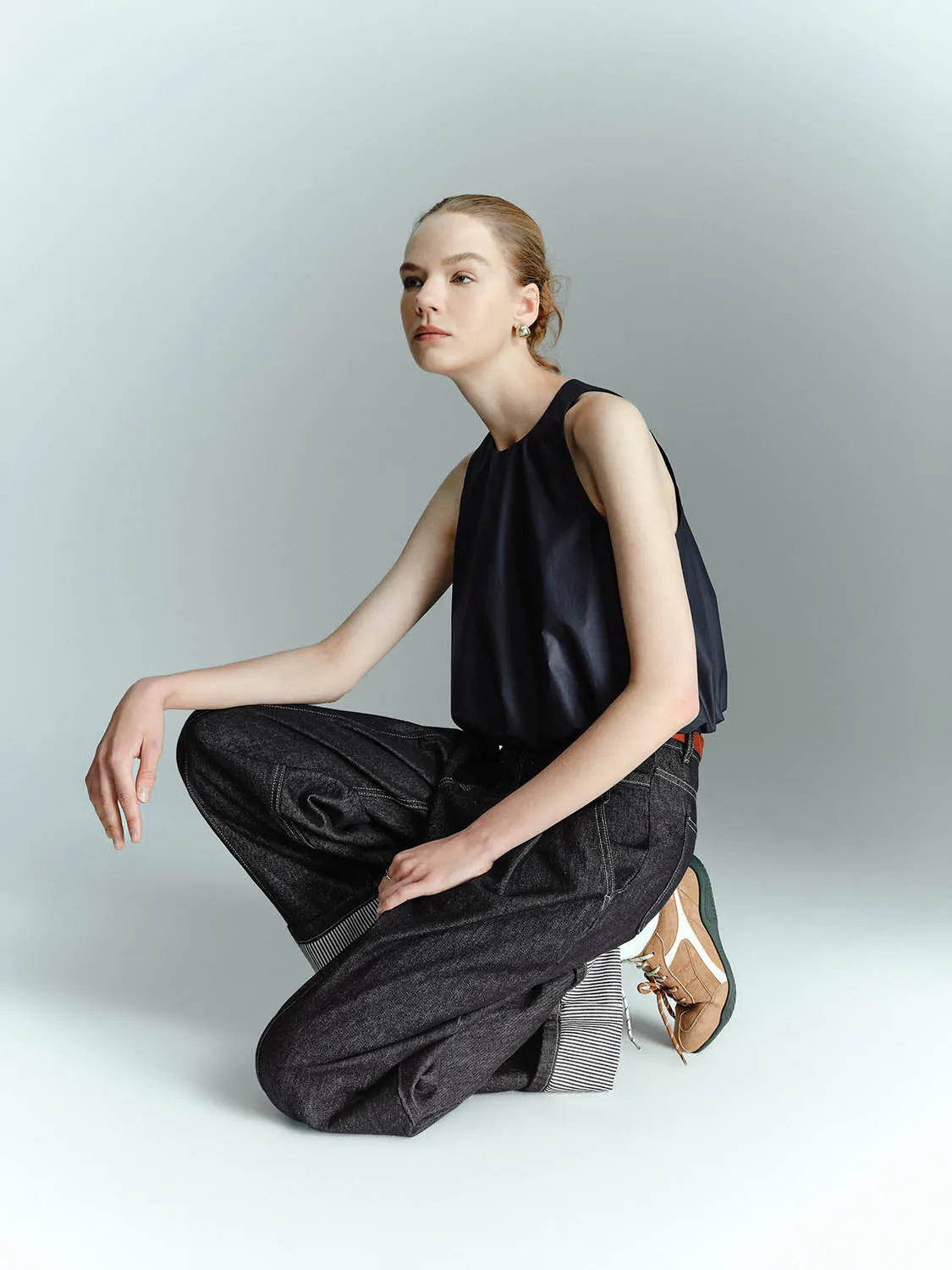 Overhead Sleeveless Blouses