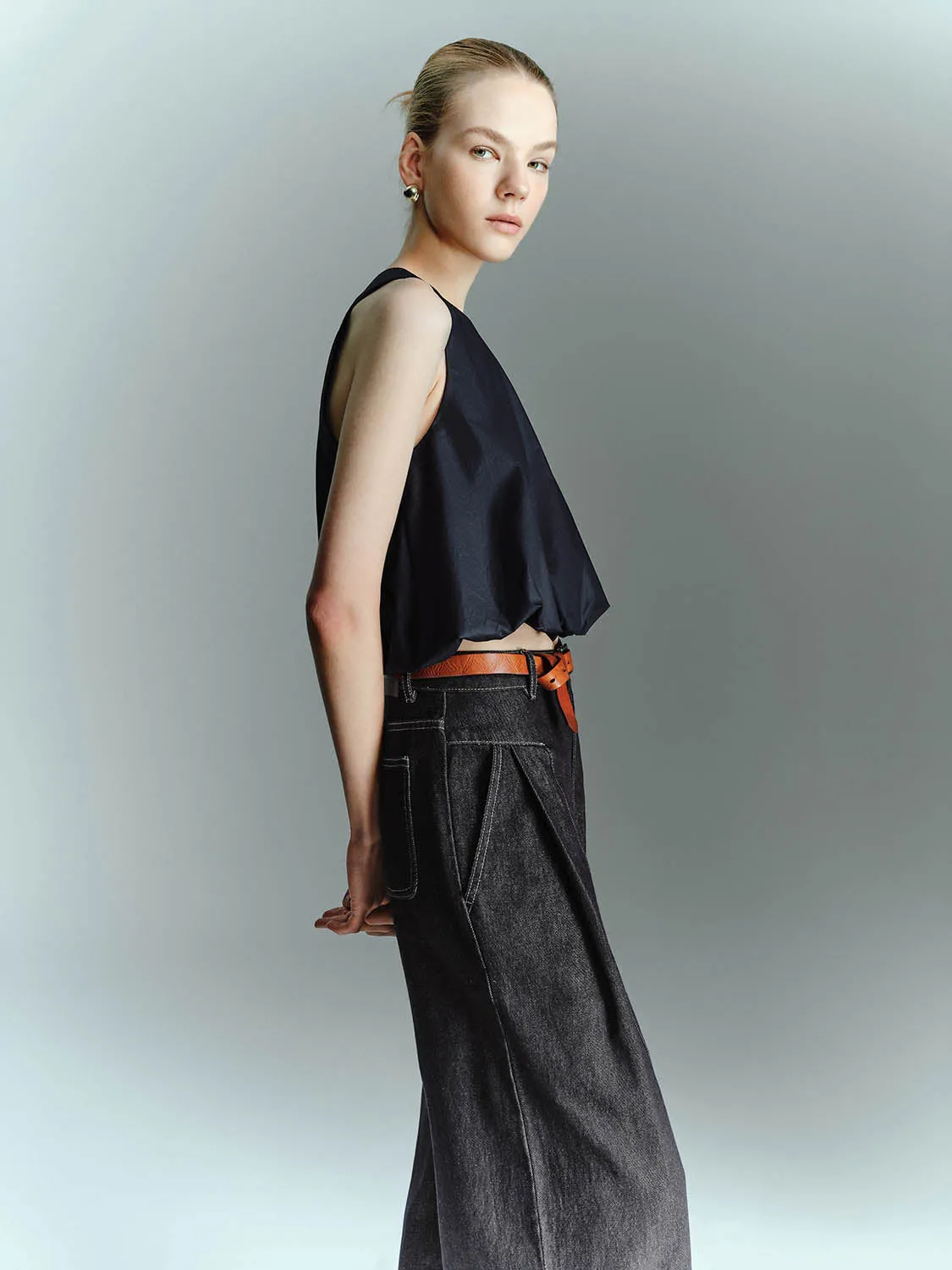 Overhead Sleeveless Blouses