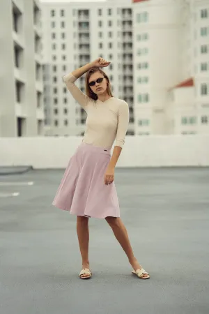 PANEL PLEATED SKIRT