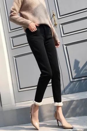 Peach - Warme Winter-Skinny-Jeans