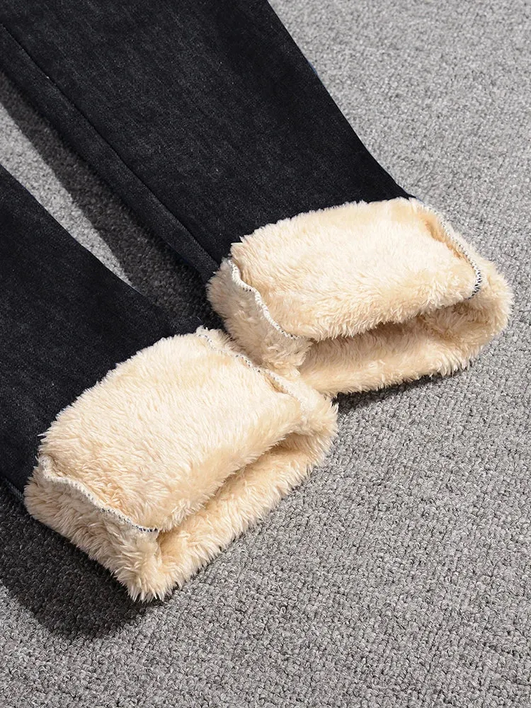 Peach - Warme Winter-Skinny-Jeans