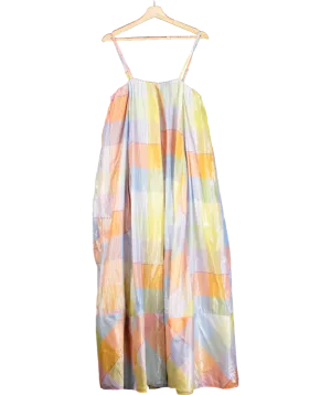 Pilcro Multicoloured Plaid Tent Maxi Dress UK L