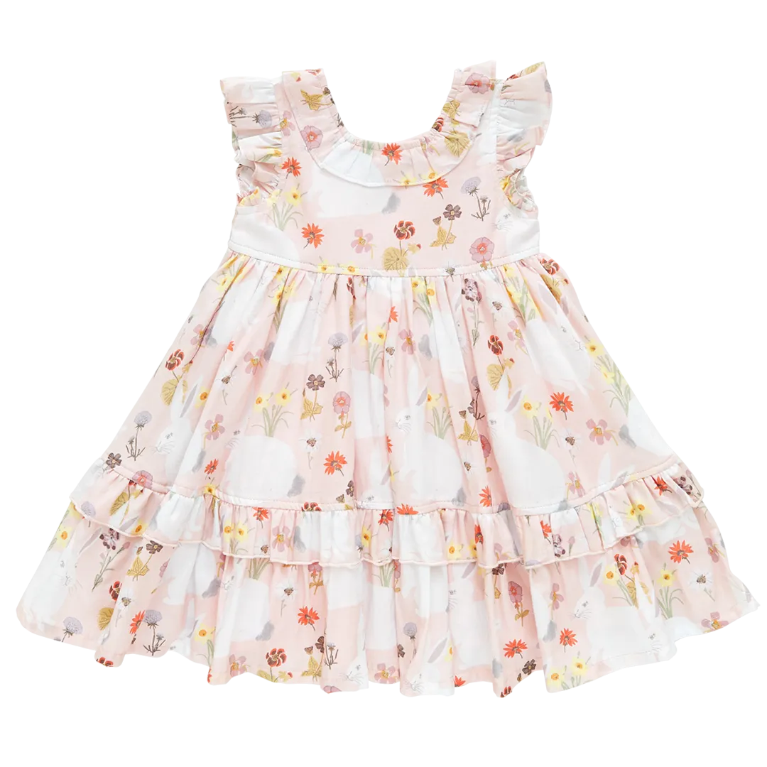 Pink Chicken Girls Judith Dress - Rabbit Garden