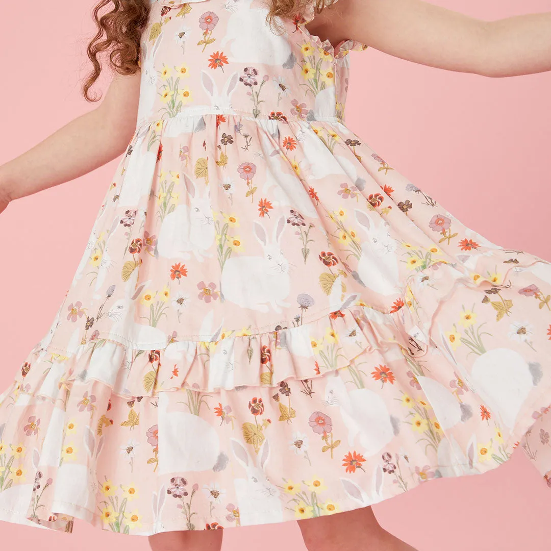 Pink Chicken Girls Judith Dress - Rabbit Garden