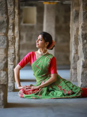 Pista Icecream | Printed Practice Saree