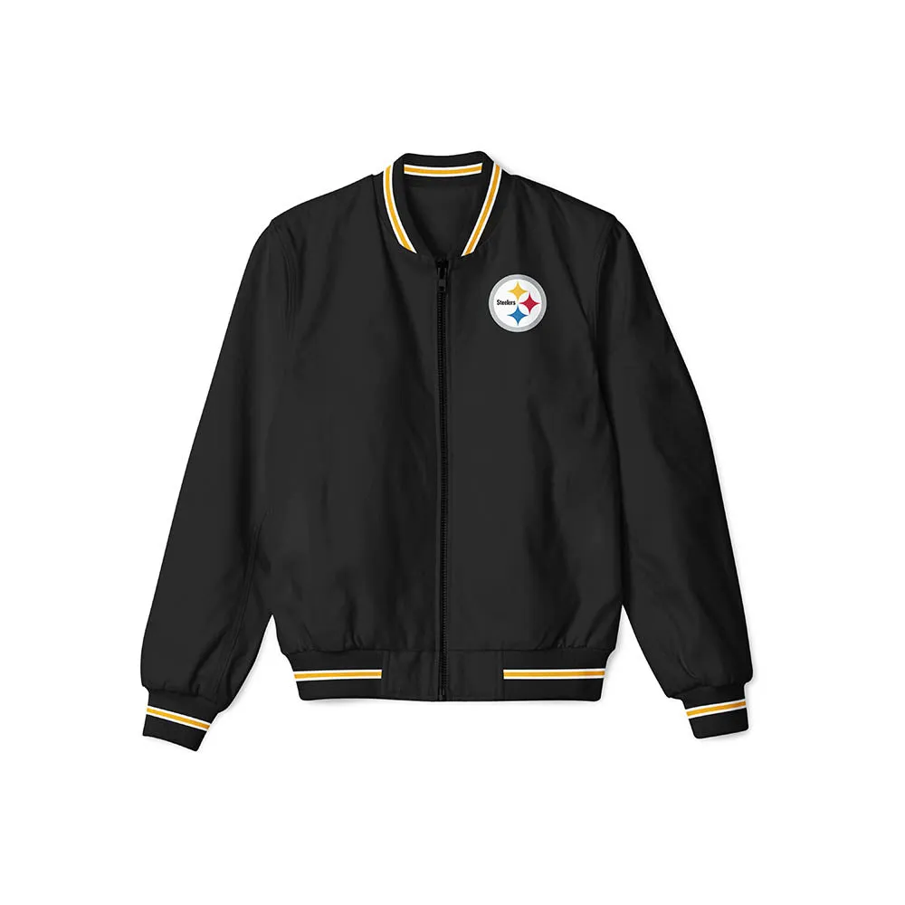 Pittsburgh Steelers Lightweight Bomber Jacket – NFL Bomber Jacket - Clubs Varsity