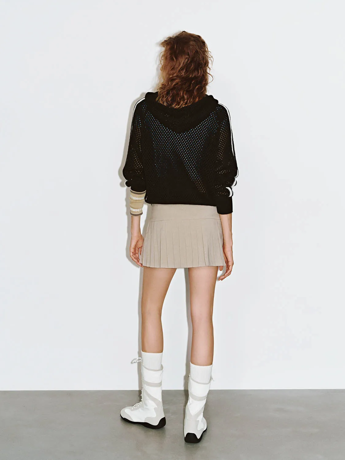Pleated A-Line Skirts