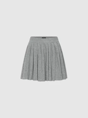 Pleated Knitted Skirts