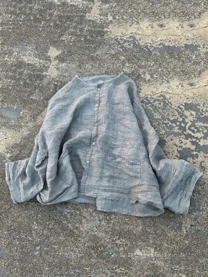 Plus Size Women Worn Spring Loose Shirt