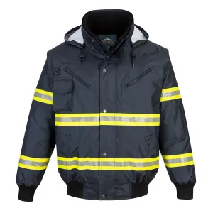 Portwest Iona Xtra 3-In-1 Bomber Jacket - Navy - Large