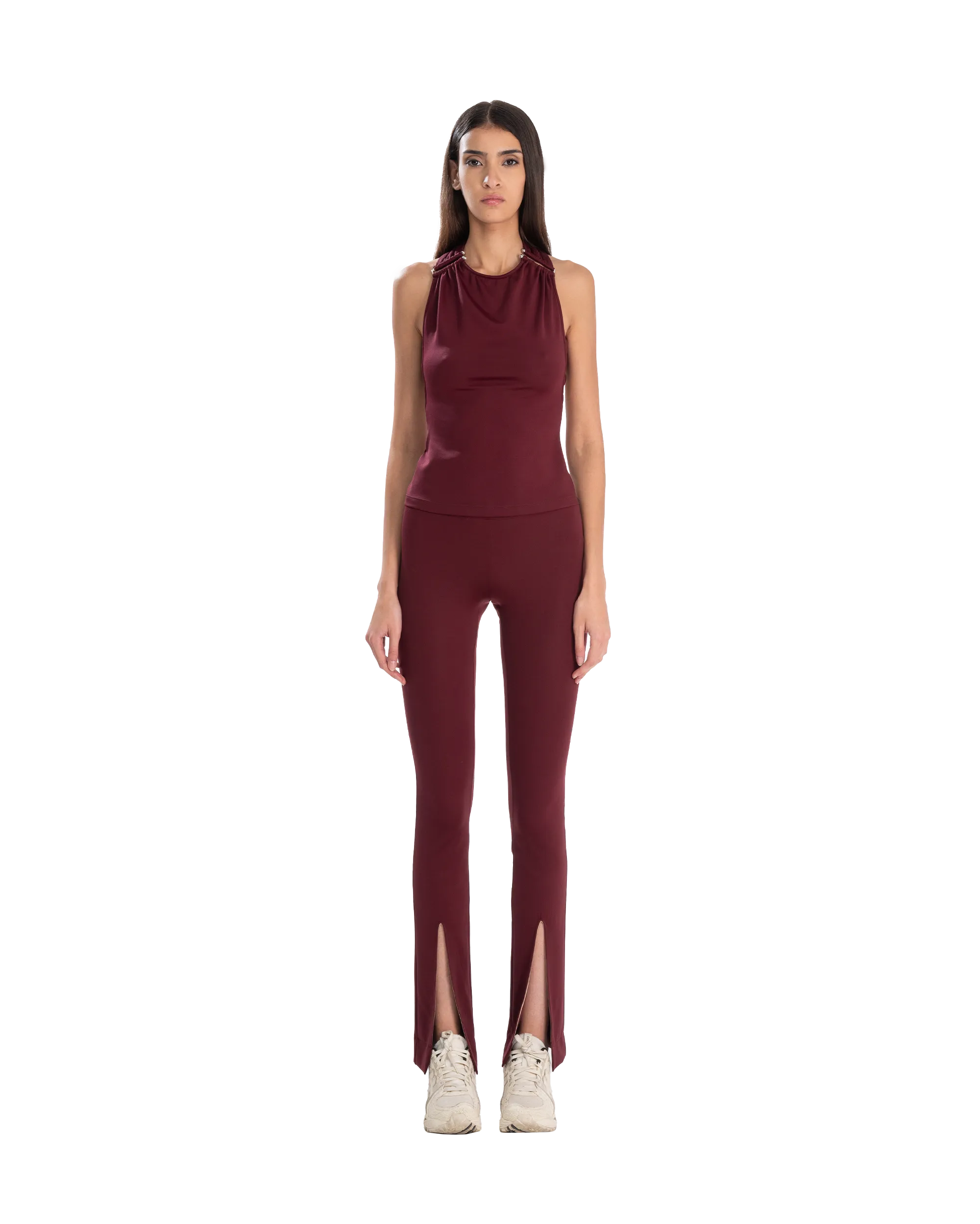 Punto Milano Flare Pants Ruby