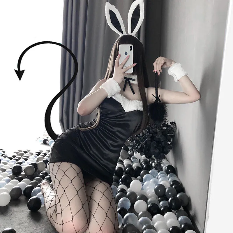 "CUTE PLUSH BUNNY GIRL" DRESS SUIT N042603