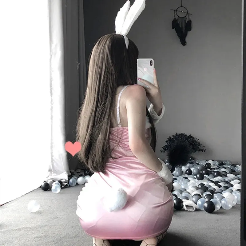 "CUTE PLUSH BUNNY GIRL" DRESS SUIT N042603