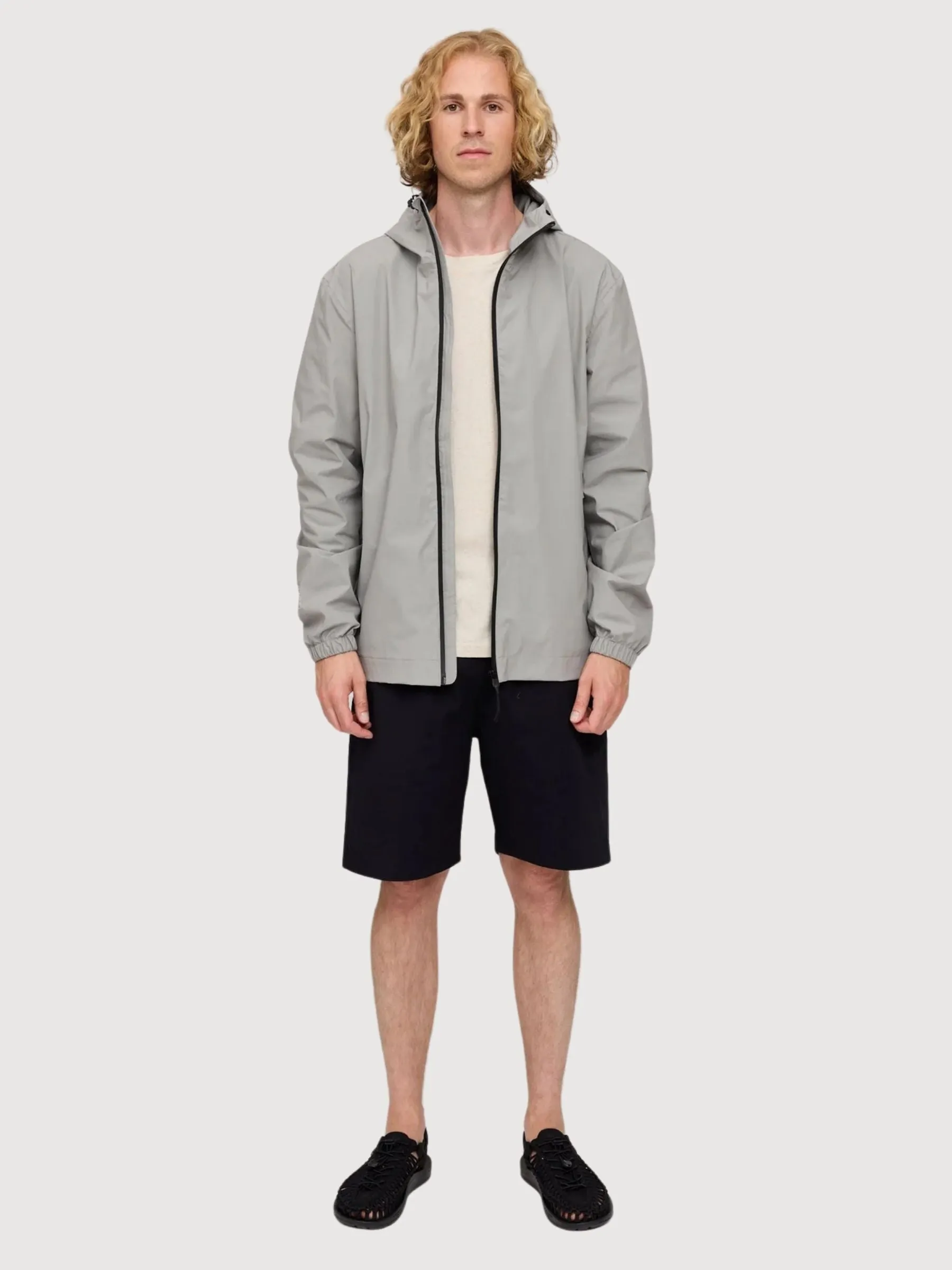 Rain Jacket Technical Light Grey Man | Mazine