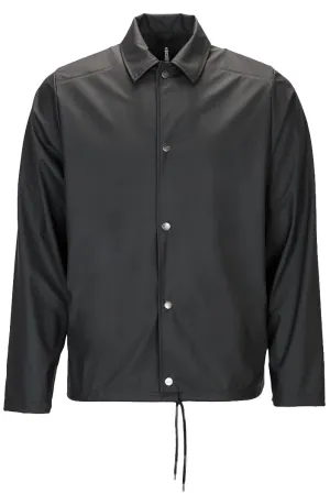 RAINS Unisex Black Coach Rain Jacket #1245 $110 NWT