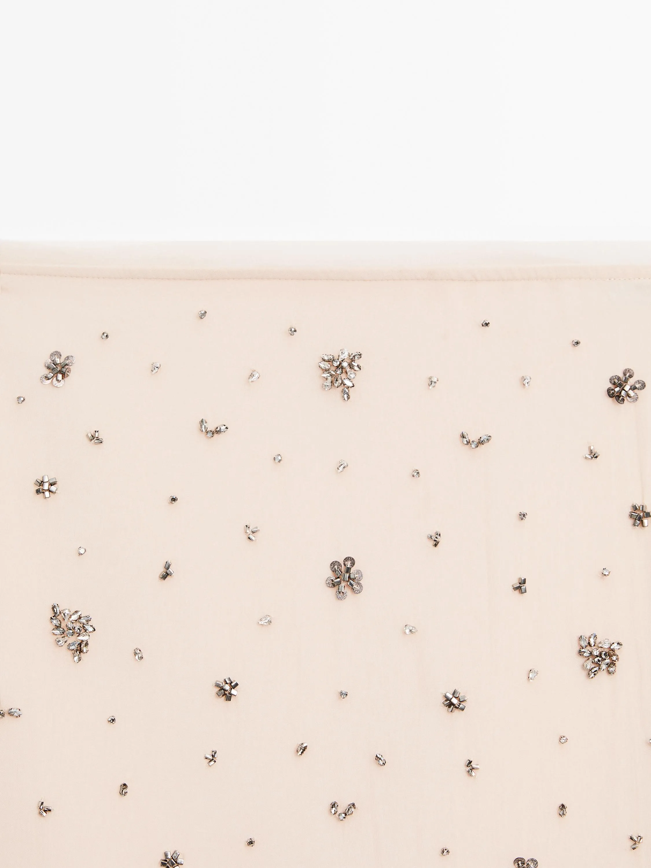Rhinestone mini skirt